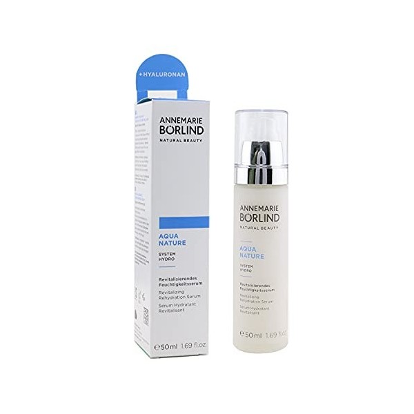 ANNEMARIE BÖRLIND AQUANATURE SYSTEM HYDRO Sérum hydratant revitalisant 50 ml – Hydrate intensément et affine le grain des p