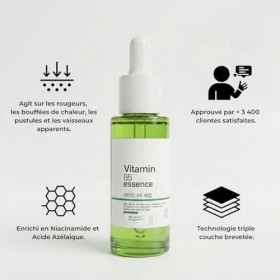 Rosyra Sérum Anti-Rougeurs Sérum visage, avec vitamine B5 et extrait de Fucus vesiculosus, hydrater et raffermir la peau couc...