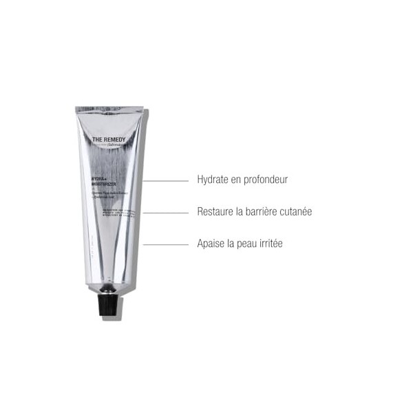 The Remedy Laboratories Hydra+ Moisturizer – Crème hydratante visage à l’acide hyaluronique pour hydrater en profondeur et re