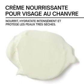 Nanogram™ Creme Hydratante Visage - Acide Hyaluronique, Huile de Chanvre, Extrait de Rose - Action Hydratation Intense et Ant