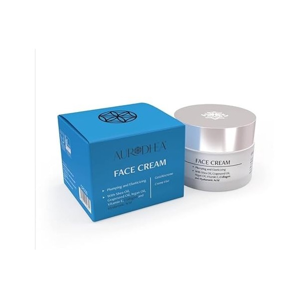 100% BIO CRÈME VISAGE AU COLLAGÈNE ET À L’ACIDE HYALURONIQUE - 50 ML