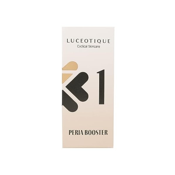 LUCEOTIQUE Peria Booster 15 ml/ sérum visage à haute dose pour la fraîcheur et la brillance pendant la menstruation pour la p