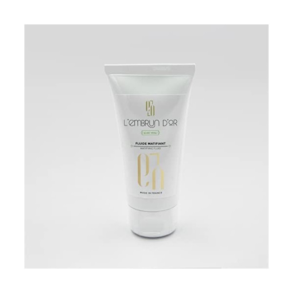 LEmbrun dOr - Fluide matifiant - BIO - Peaux grasses - 50 mL