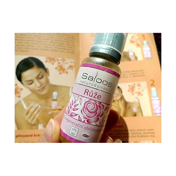 BIO Regenerative Facial Oil Moroccan Rose/Marocain régénératrice visage huile BIO de Rose 20ml fabriqué en République tchèque