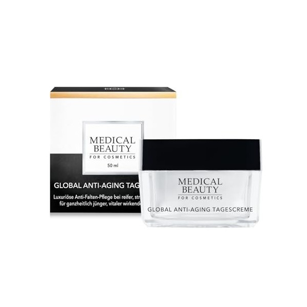 MEDICAL BEAUTY Global Crème de jour anti-âge extra riche et de qualité supérieure pour un lissage efficace des rides sur les 