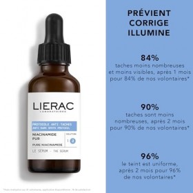 Lierac - Protocole Anti-Taches - Sérum Visage 30ml - Soin Correcteur & Préventif des Taches Brunes - Enrichi en Niacinamide P