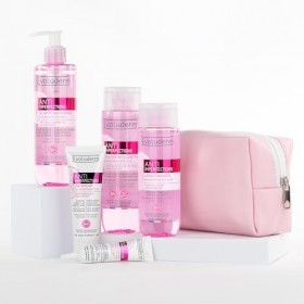 EVOLUDERM - Routine Soin Visage Zéro Défaut 5 produits Anti-imperfections + Trousse OFFERTE - Purifiant - Ingrédients dOrigi