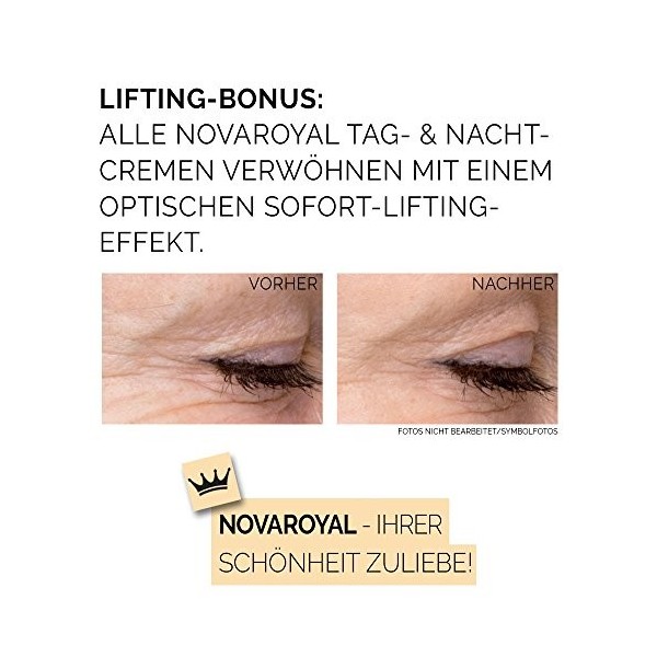 novaroyal® anti-âge crème pour le visage pour les femmes partir de 50 | réduit même ausgeprägte Rides sur peau mature | évite
