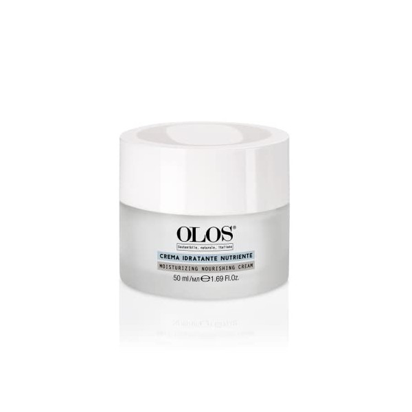 Olos Moisturizing and Nourishing Cream, 1.7 oz - Face Moisturizer with Hyper-Fermented Aloe and Indian Ginseng - Hydrating Fa
