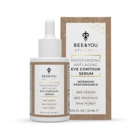 BEE and YOU Anti Aging Natural Face Serum, Dark Spot Remover for Face, Deep Wrinkle Treatment with Bee Venom+Hyaluronic Acid,