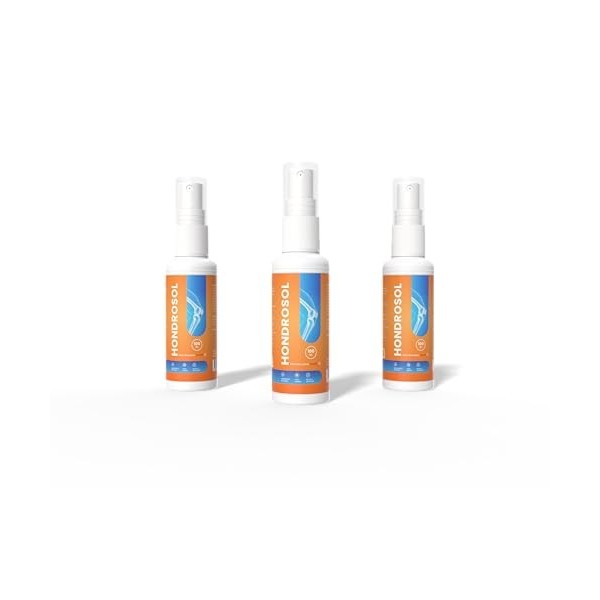 Hondro Sol, Aesculus Hippocastanum - Spray naturel pour la peau - Extrait de graines et de menthol - 100 ml Crème Jour et Nuit