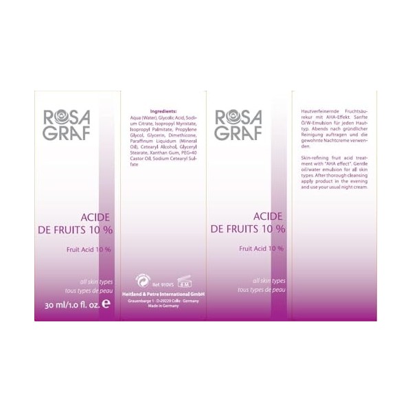 Rosa Graf Lifestyle Creme Acide de Fruits