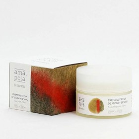 AMAPOLA BIOCOSMETICS - Slow-Cosmetique - Crème Visage Nutritive à lHuile de Jojoba et de Sésame - Hydratation et Nutrition P
