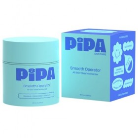 Pipa Smooth Operator Hydratant pour soins de la peau, 1,7 oz, céramides, distributeur de visage propre, non toxique, multivit