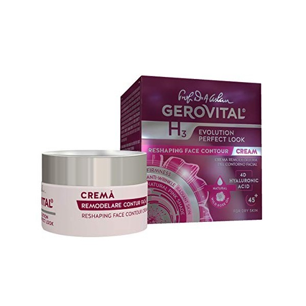 Gerovital H3 Evolution Perfect Look, Crème de remodelage du visage, Type de peau: Sec, 50 ml