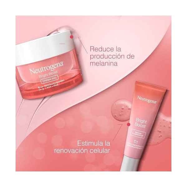 NEUTROGENA Pack Bright Boost Gel Crème 50 ml + Sérum Illuminateur 30 ml