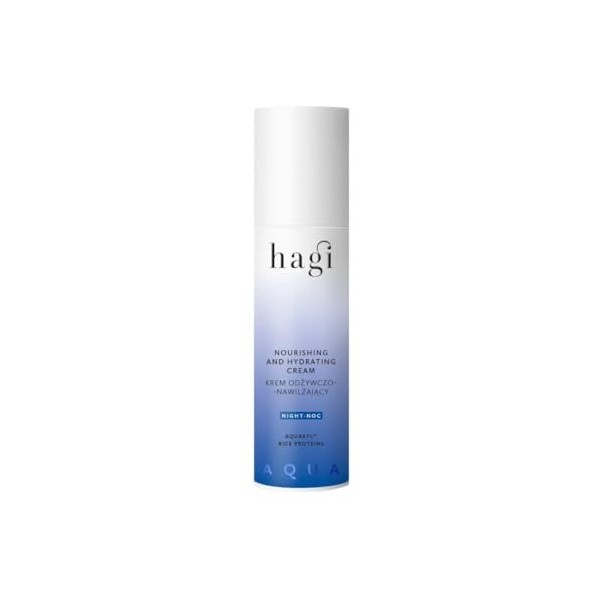 Hagi Aqua Zone Crème Nutritionnelle Hydratante, Aquaxyl, Protéines de Riz et Arginine, Régénération et Raffermissement De La 