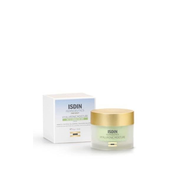 ISDIN Isdinceutics Hyaluronic Moisture Oily & Combination Skin 50 g | Crème Visage Hydratante à lAcide Hyaluronique Pur | Cr...