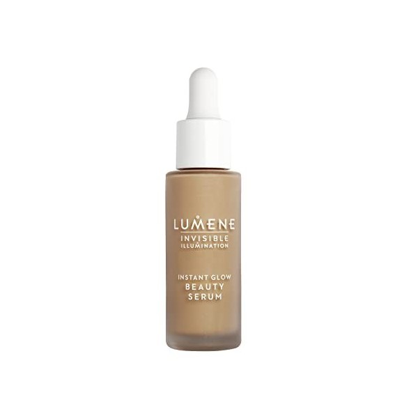 LUMENE Invisible Illumination Instant Glow Beauty Serum | Teinte bronzée | Maquillage pour le visage et sérum éclaircissant |