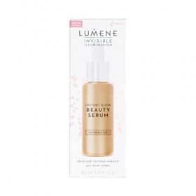 LUMENE Invisible Illumination Instant Glow Beauty Serum | Teinte bronzée | Maquillage pour le visage et sérum éclaircissant |