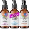 Retinol Serum for Face - Vitamin C Face Serum with Hyaluronic Acid Serum for Face, Vitamin C Serum for Face, Retinol for Face