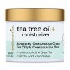 Tea Tree Oil Face Cream - For Oily, Acne Prone Skin 2oz Natural & Organic Facial Moisturizer with 7X Ingredients For Rosacea,