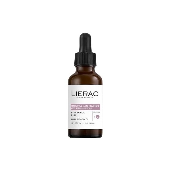 Lierac - Protocole Anti-Rougeurs - Le Sérum 30ml - Hydrate, apaise et réduit les rougeurs - Soin visage peaux sensibles et ré