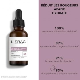 Lierac - Protocole Anti-Rougeurs - Le Sérum 30ml - Hydrate, apaise et réduit les rougeurs - Soin visage peaux sensibles et ré