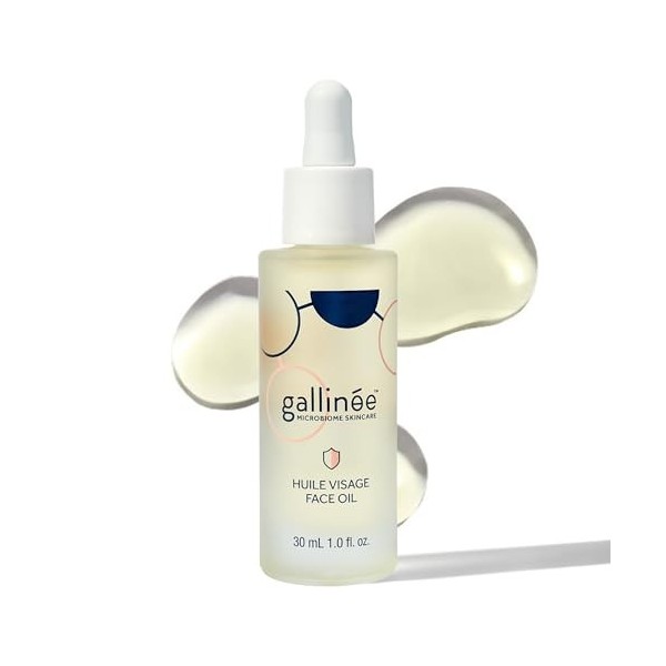 Gallinée - Huile Visage - Huile Visage Nourrissante à lHuile de Jojoba, Huile dAvoine et Vitamine E - Soin pour le visage -