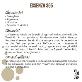 Thaleae ESSENZA 365, Essence visage 100 ml avec fonction énergisante, régénérante, illuminante, tonifiante, idéale pour tous 