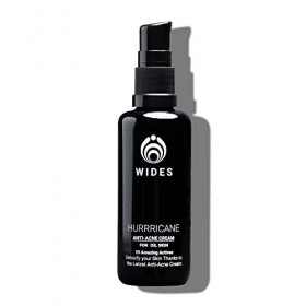 HURRRICANE. Crème anti-acné naturelle pour les hommes. Réduit les boutons et les points noirs. Crème légère avec 29 ingrédien