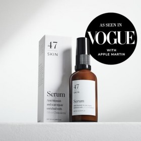 47 Skin Sérum hydratant pour le visage avec chitoderme argenté pour tous les types de peau | Nettoie lacné, prévient et guér