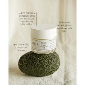 Crème visage ultrahidratante et calmante. 100% naturel. Antioxydant et anti-rides. Jour et Nuit. Cosmétique naturel avec addi