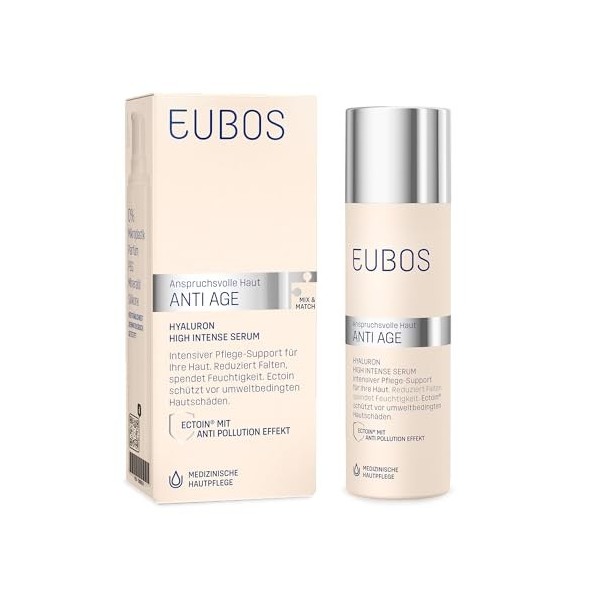 Eubos Hyaluron Sérum anti-âge haute intensité 30 ml Crème Jour et Nuit