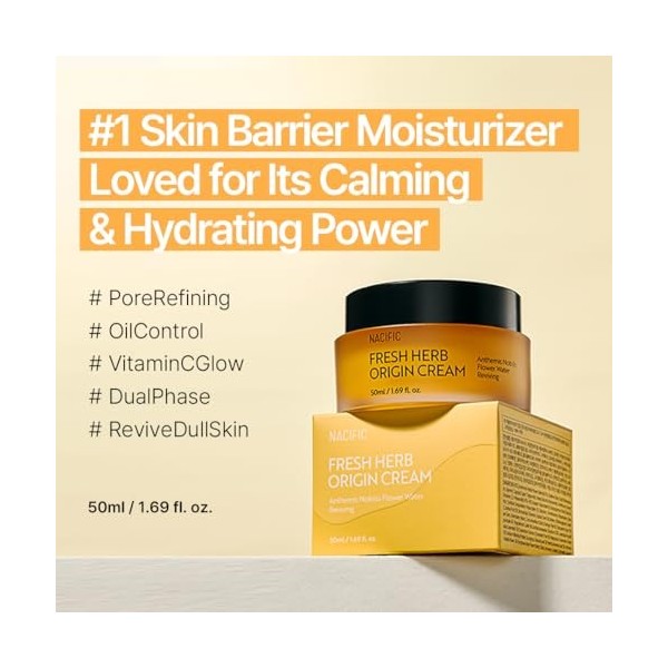 Crème dorigine aux herbes fraîches NACIFIC 1,69 oz / 50 ml