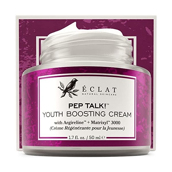 Crème anti-âge biologique pour le visage avec le complexe breveté MATRIXYL 3000 & ARGIRELINE - 5X PLUS EFFICACE avec +10 anti