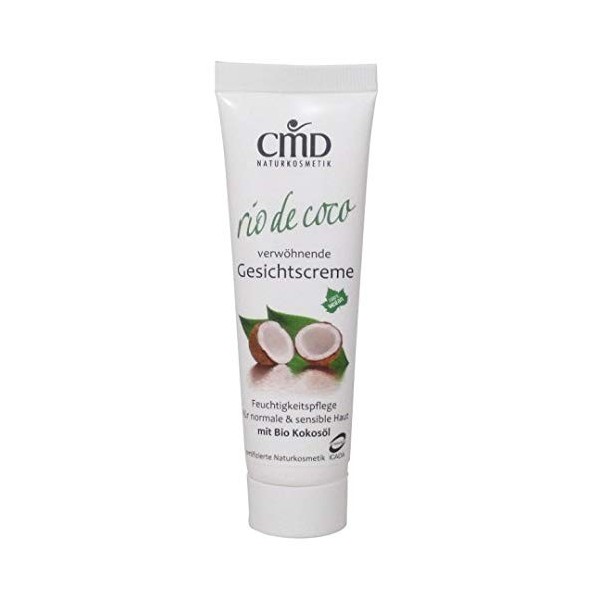 CMD Rio de Coco Crème visage avec lhuile de coco 2-pack organique, végétalien, cosmétiques naturels de noix de coco