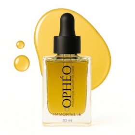 OPHÉO – Huile Visage Immortelle Régénérante - Soin Anti-Âge & Éclat - Immortelle Corse Bio - Sans Huile Essentielle - 30ml