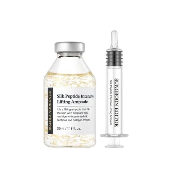 Sunghoon Editor Sérum Intensif Liftant aux Peptides de Soie, 30 ml, Ampoule Nutritive