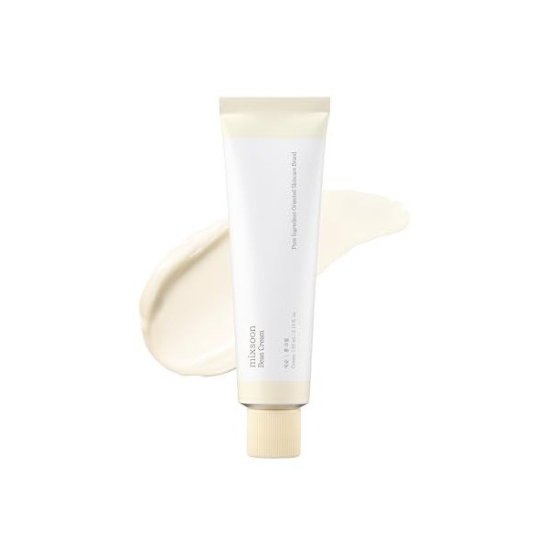 mixsoon Crème aux haricots, Vegansnail, Nourrissante, Hydratation apaisante longue durée, Contrôle des pores et du sébum, Soi...