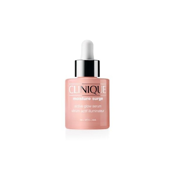 Clinique Moisture Surge Sérum Actif Illuminateur avec 5% dAcide Lactique, Vitamine C + Acide Hyaluronique, Sérum hydratant, ...