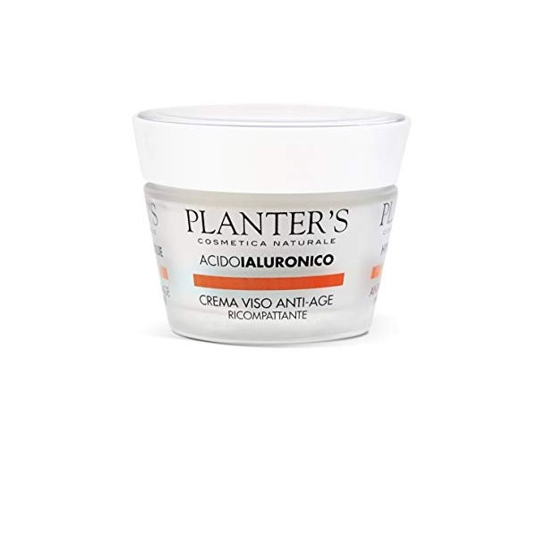 Planters Crème Visage Anti-Âge Raffermissante à lAcide Hyaluronique. Crème visage jour et nuit conseillée pour les peaux qu