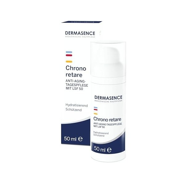 DERMASENCE Chrono retare Anti-Aging-Tagespflege mit LSF 50, 50 ml Crème