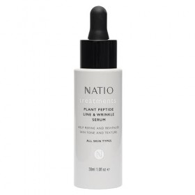 Natio Australia Traitements Sérum Rides et Ridules Aux Peptides Végétaux - Sérum Anti-Vieillissement à Base de Céramides - Sé