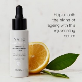 Natio Australia Traitements Sérum Rides et Ridules Aux Peptides Végétaux - Sérum Anti-Vieillissement à Base de Céramides - Sé