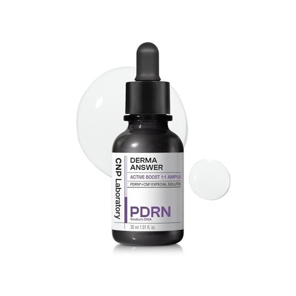 CNP PDRN Active Boost Sérum pour le visage – Sérum à ADN de saumon pour le visage, lissant les ridules et les rides, rajeunis