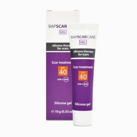 BAPSCARCARE Gel de silicone avec protection UV | Crème cicatrice | Réduit la visibilité des cicatrices et des cicatrices | Tu