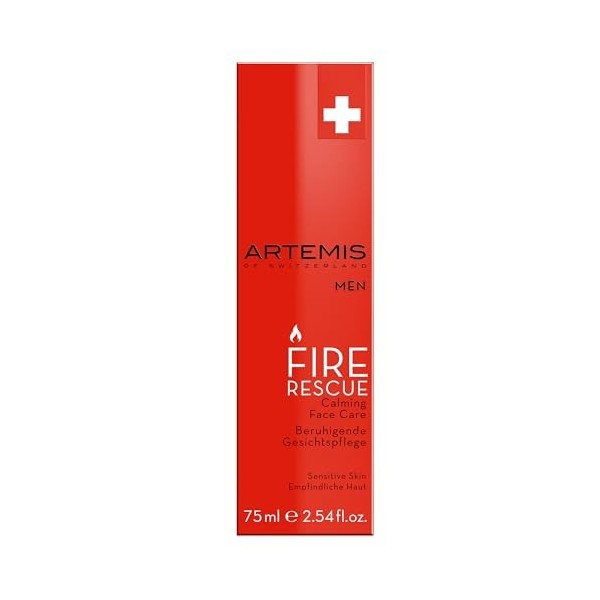 Artemis - Men Fire Fighter Calming Face Care - Sensitive Skin - 75ml Crème Jour et Nuit