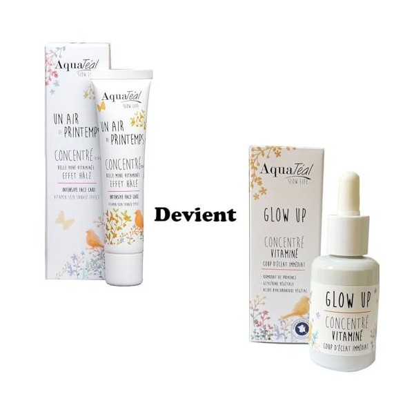 AquaTéal Un Air De Printemps Concentré Visage Effet Hâlé 30 ml Crème Jour et Nuit