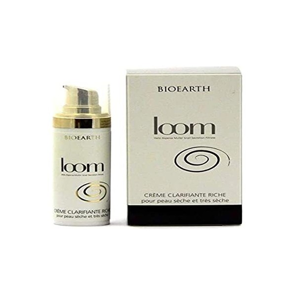 Bioearth International Loom Crème Clarifiant Riche, 30 ml